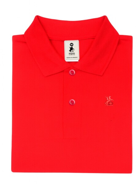 Remera pique de dama Roja