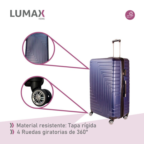Valija Carry-on de mano Rígidas Con Organizadores Azul oscuro