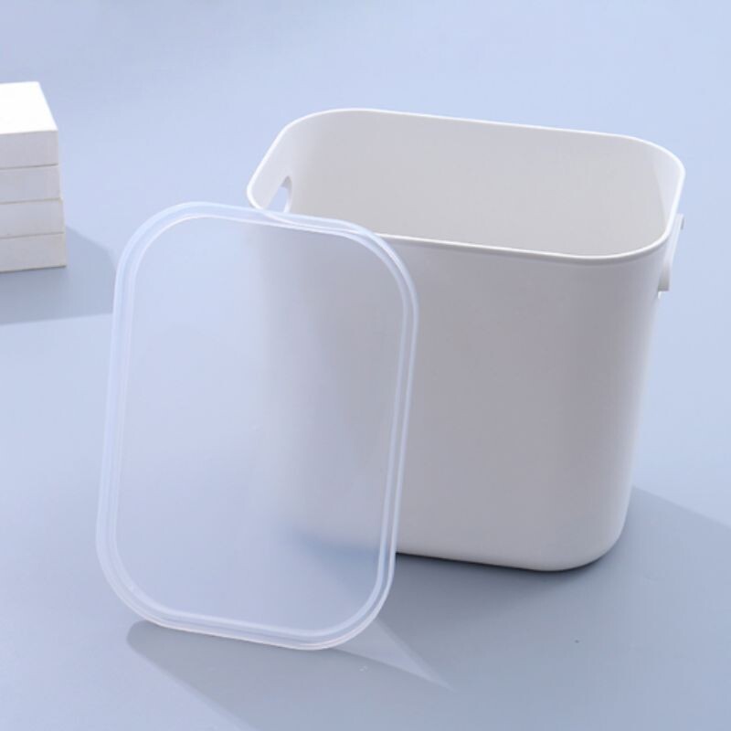 Contenedor Organizador Ovalado Con Tapa - Blanco - L Contenedor Organizador Ovalado Con Tapa - Blanco - L