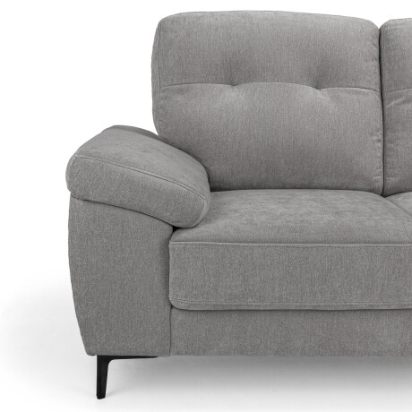 Sofá Blus - Tela Microfibra - 2 cuerpos 6686-7 Gris