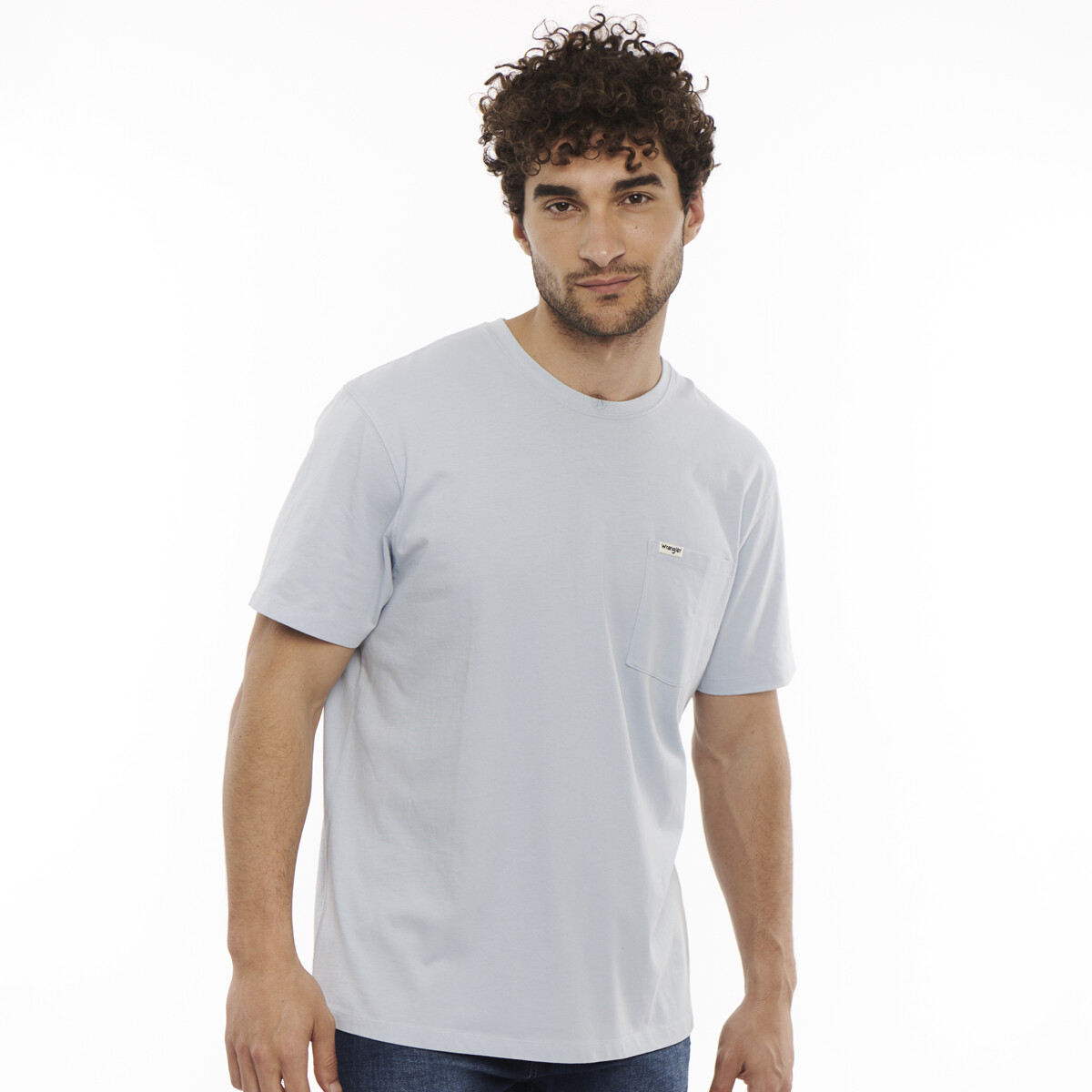 Remera Wrangler de Hombre - SS FASHION - WSS25074NIAGARA - ELD 