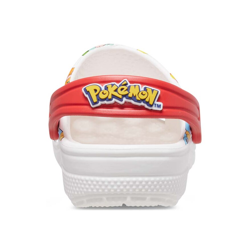 Classic Pokemon Clog K - Niños White/multi