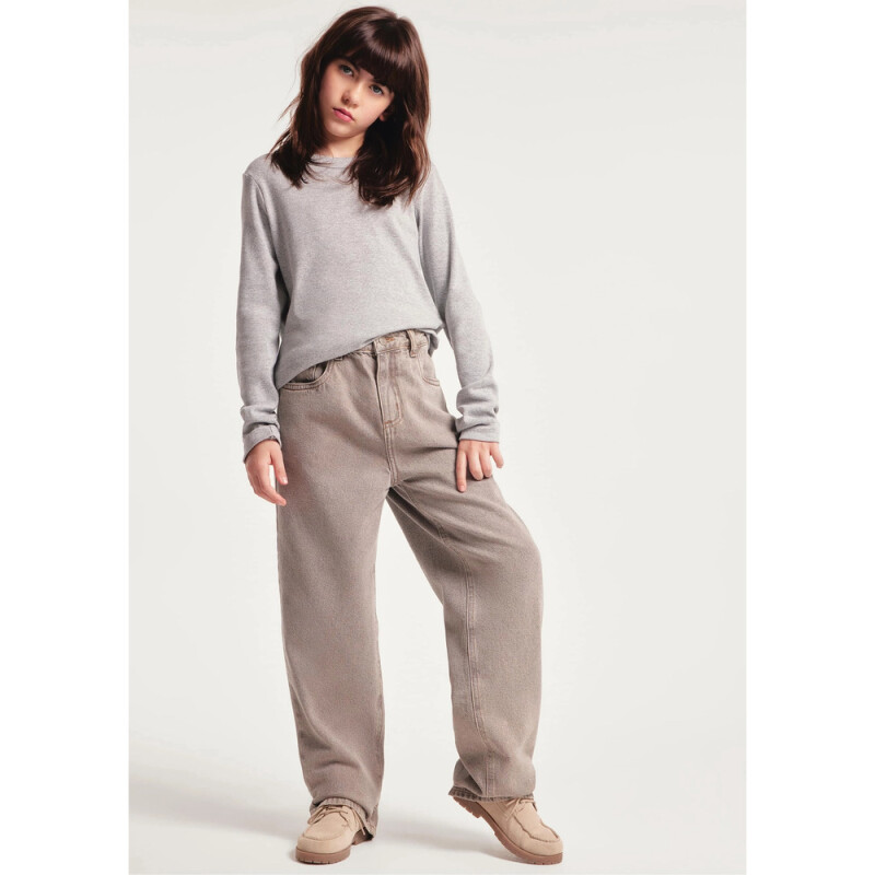 BLUSA ML FEM CINZA MESCLA