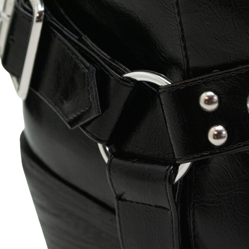 Country Bota punta fina Negro