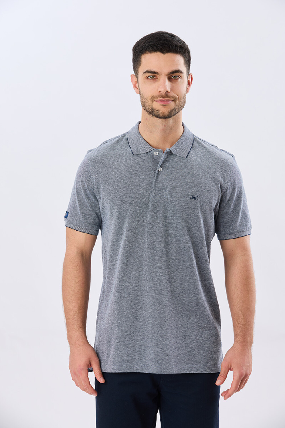 REMERA POLO LISA PIQUÉ Oxford