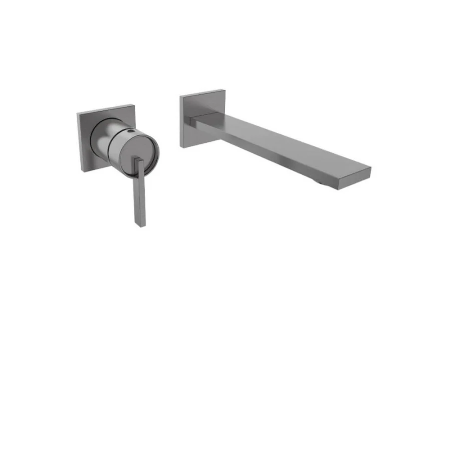 Grifería Empotrada Monocomando Gun Metal Linea Gloria Grifería Empotrada Monocomando Gun Metal Linea Gloria