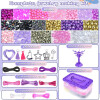 Set Para Armar Pulseras Infantil Jewerly Studio 1200 Piezas Con Estuche Set Para Armar Pulseras Infantil Jewerly Studio 1200 Piezas Con Estuche
