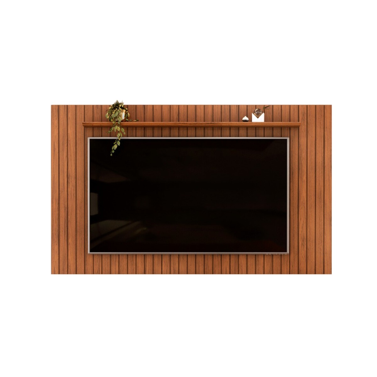 Panel para TV Lume 65” - Terminación Cedro 
