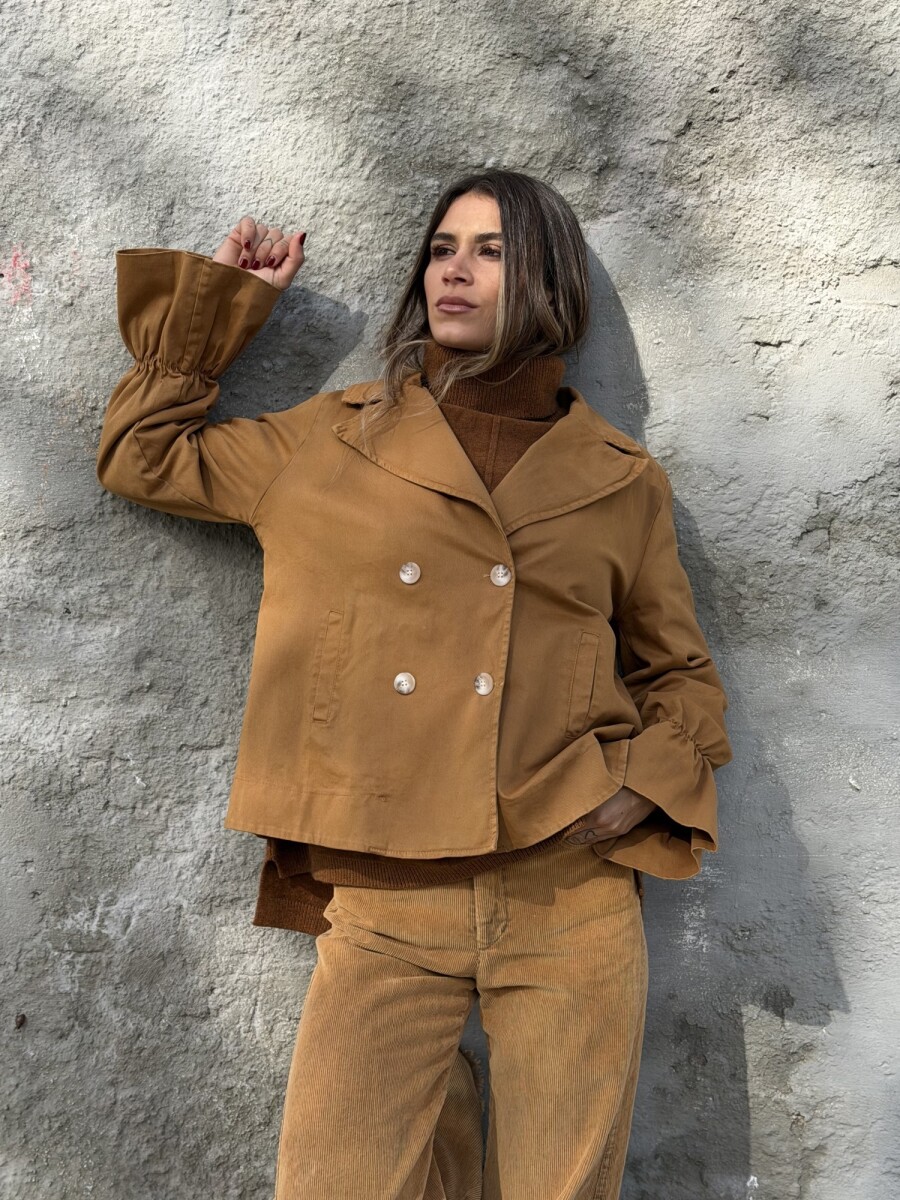 CHAQUETA SILVARA - MOSTAZA 