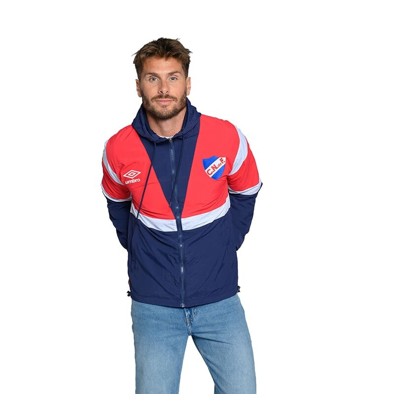 Campera Umbro CNdeF Retro de Hombre - NU142953 Azul-rojo