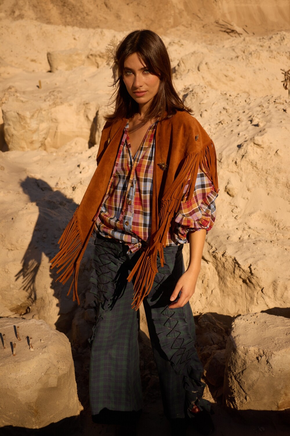 Cuadrillé Dancing Queen Pants Azul / Verde