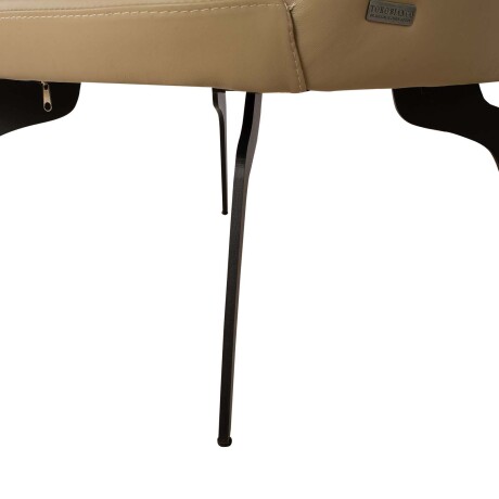 BUTACA FIJA CUERO NATURAL-BEIGE 1002 CAQUI