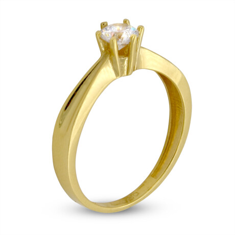 Anillo de oro 18 ktes con circonia, CINTILLO. Anillo de oro 18 ktes con circonia, CINTILLO.