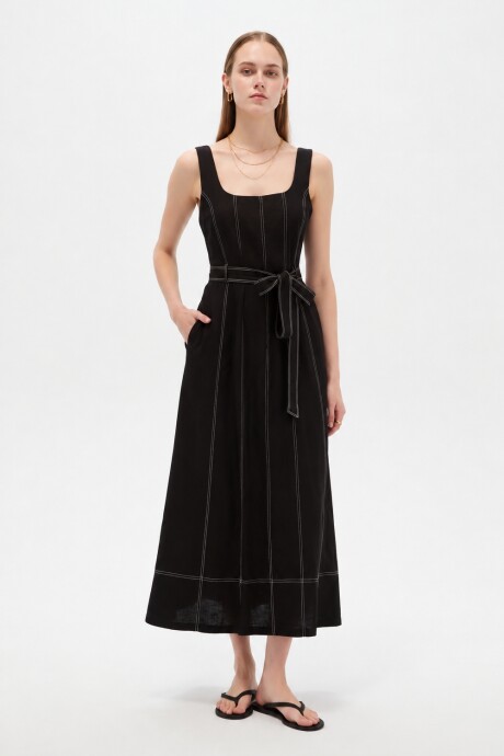 Vestido Caroa Negro