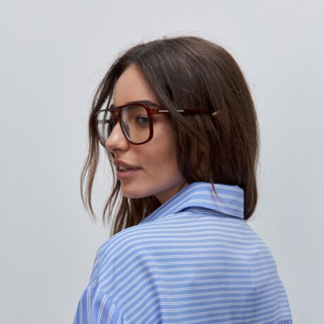 CAMISA DANAE STRIPE Azul Melange