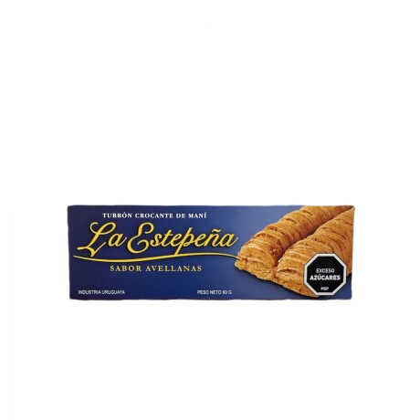 Turron La Estepeña Crocante 60grs Sabor Avellanas