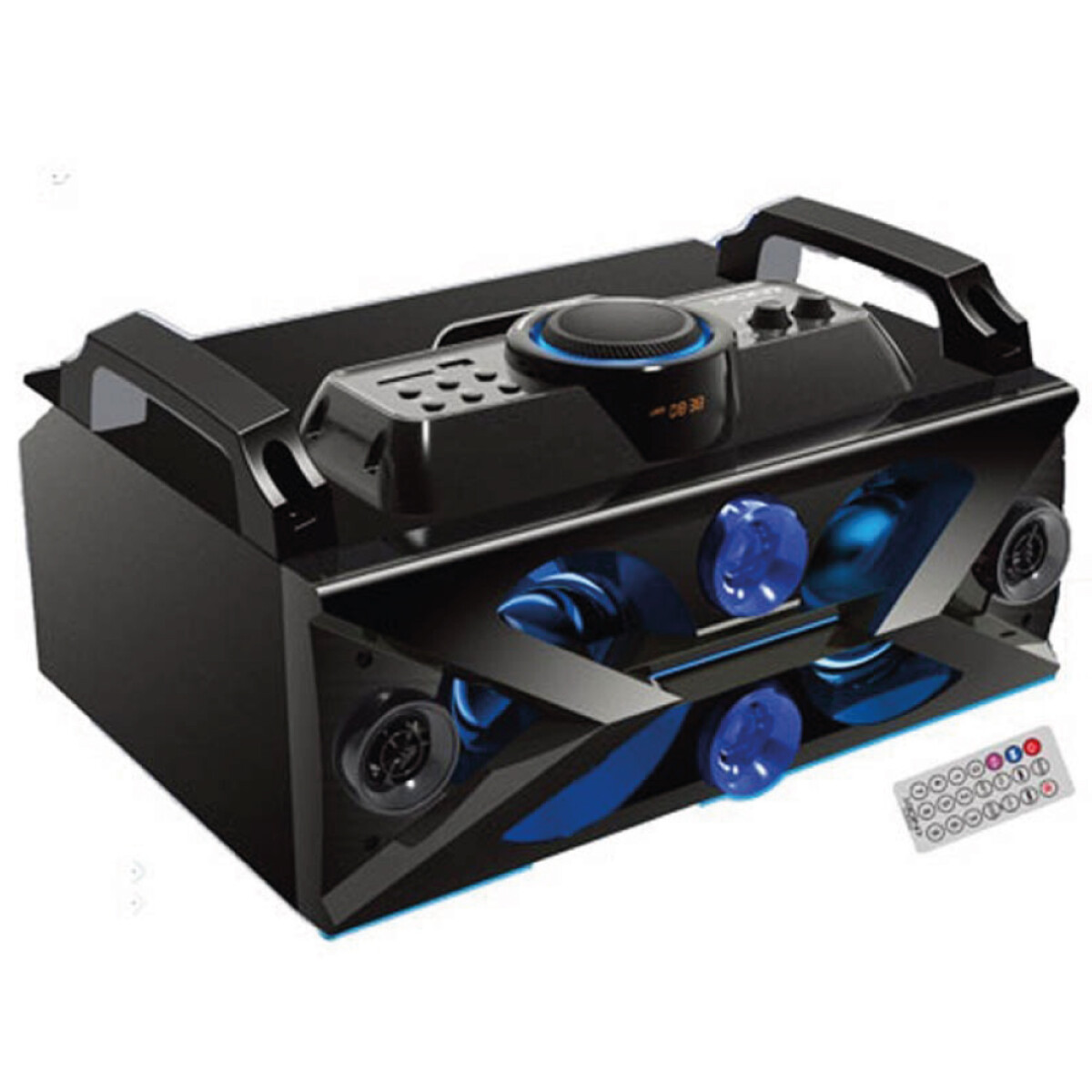 sistema de audio 2.1 ch usb/sd/bt 4000w pmpo 