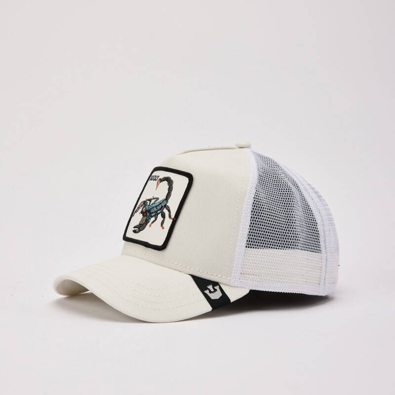 Gorra Goorin Bros Trucker Baseball - The Deadly Scorpion Crema