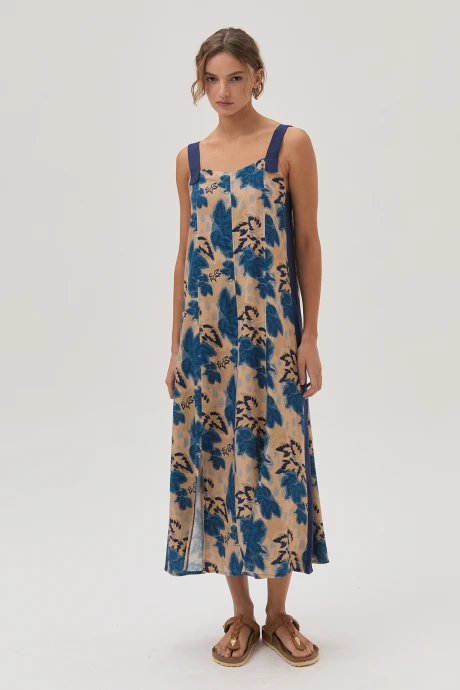Vestido Marie Camel