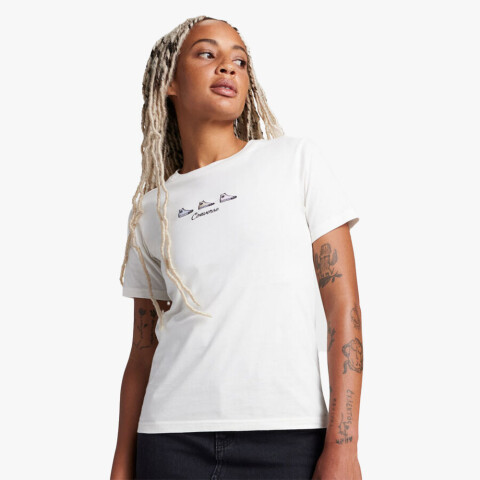 CHUCK TAYLOR GRAPHIC TEE CONVERSE EGRET EGRET