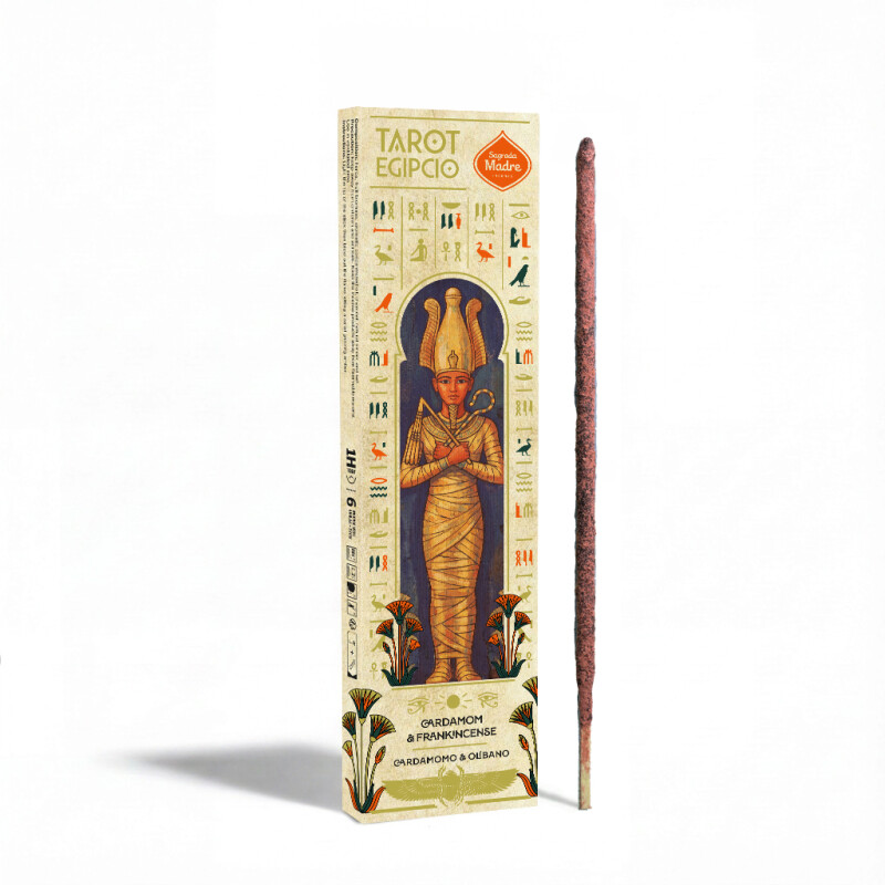 INCIENSO TAROT EGIPCIO SAGRADA MADRE Cardamomo Y Olibano