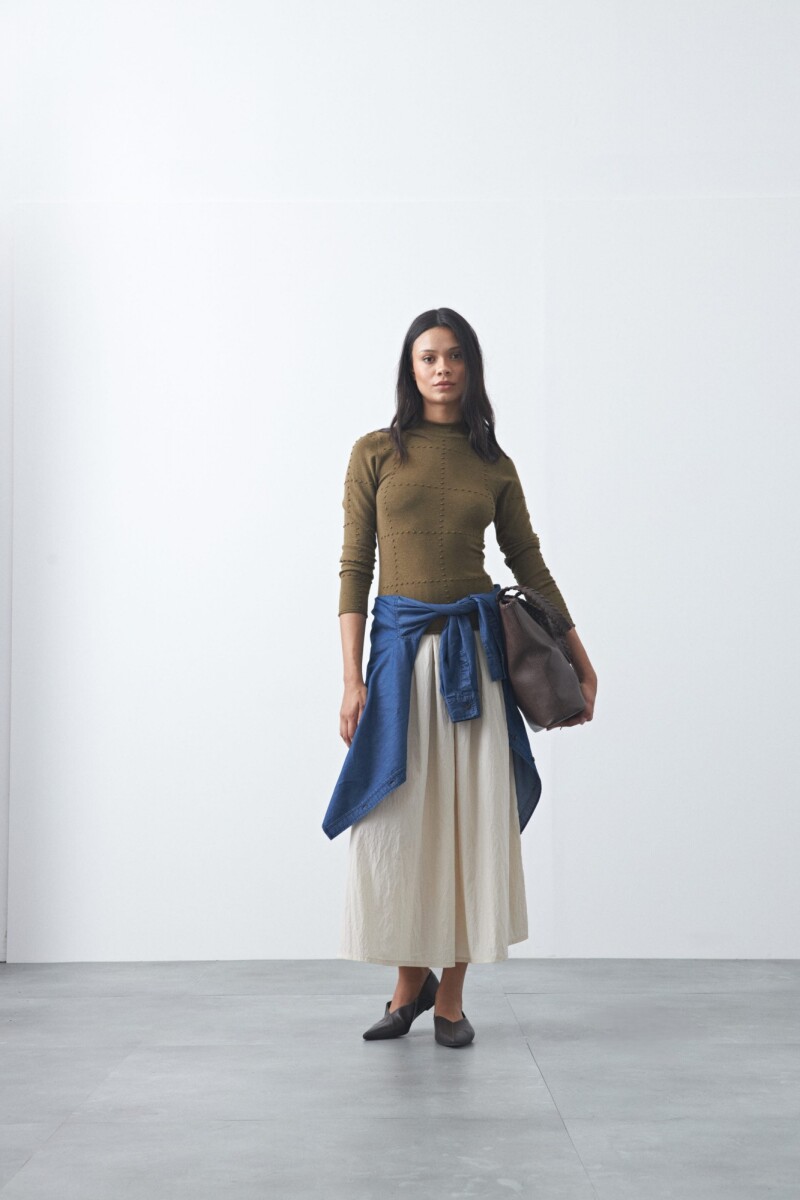 POLERA SOA Verde Musgo