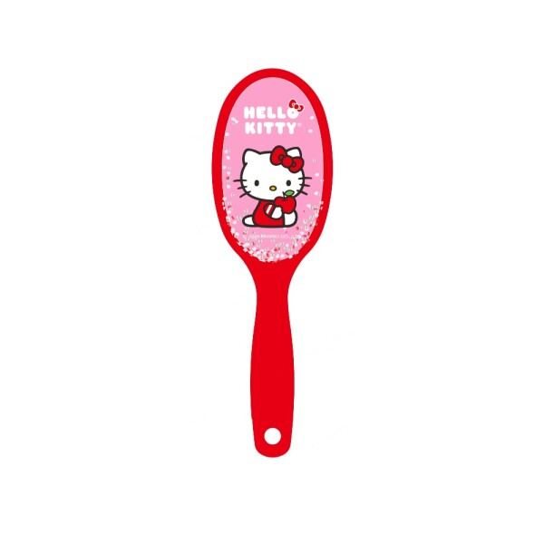 Cepillo glitter Hello Kitty oval