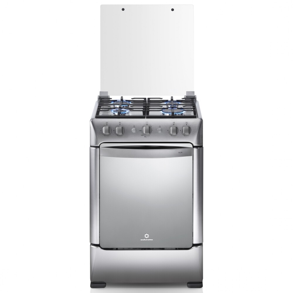 COCINA GAS INDURAMA GAS GRIS MILAN 4H
