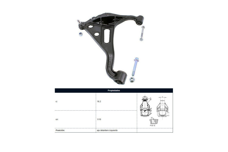 Parilla De Suspension Delantera Suzuki Grand Vitara 98-04 Izq Parilla De Suspension Delantera Suzuki Grand Vitara 98-04 Izq