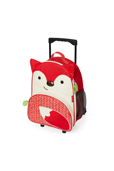 Mochila con rueditas diseño zorro 0