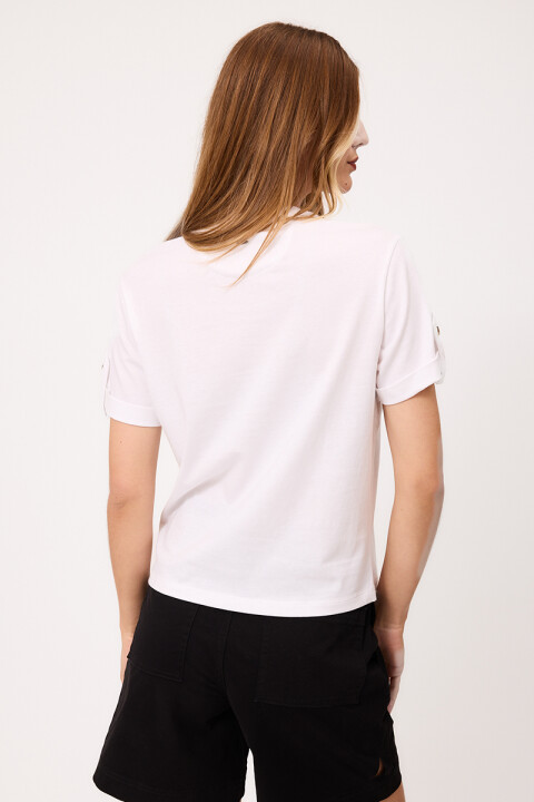 T-SHIRT HALIE POLANCO Blanco