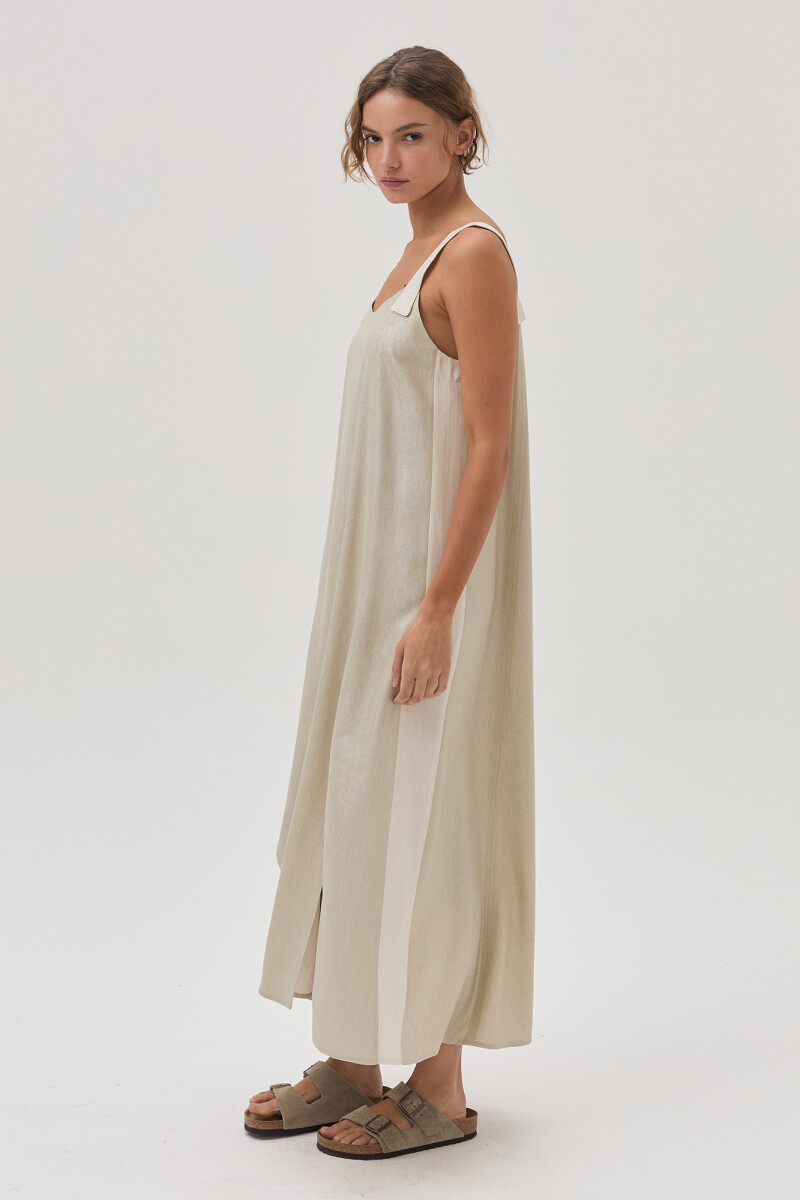 Vestido Alba Beige