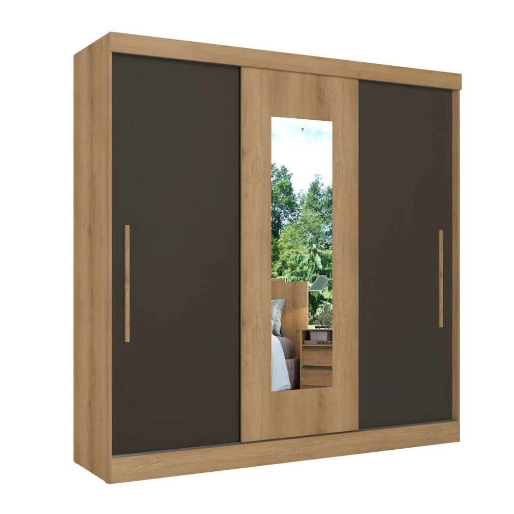 PLACARD 3 PUERTAS MDP MARRON VISION