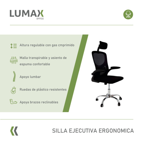 Silla Ejecutiva ergonómico Lumax Mesh Oslo Silla Ejecutiva ergonómico Lumax Mesh Oslo