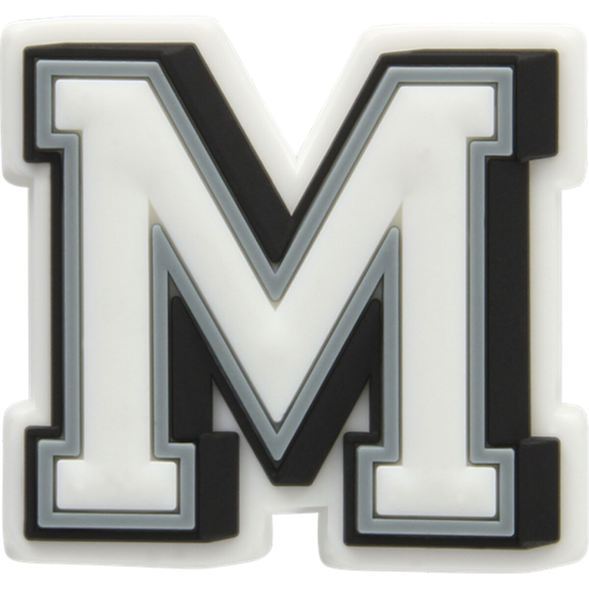 Jibbitz™ Charm Letter M - Multicolor 