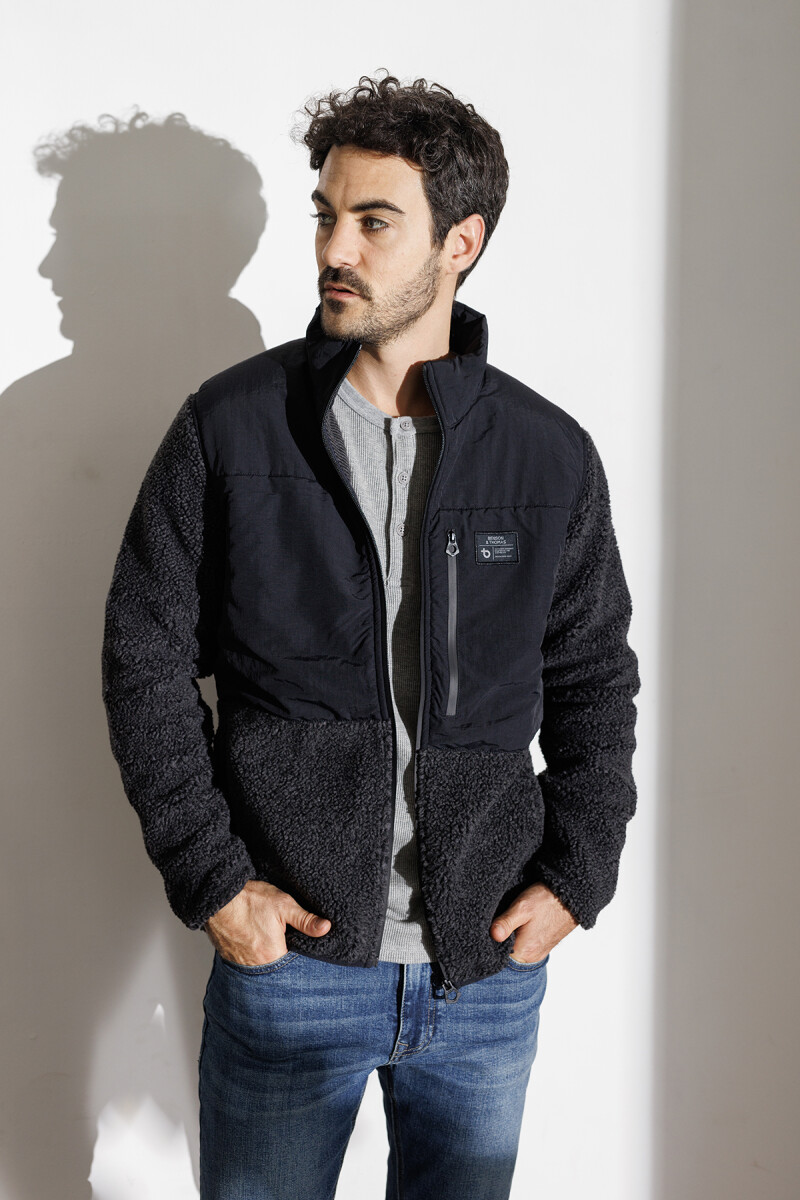 FLEECE TIBER - CHARCOAL 2 
