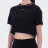 Remera Reebok Crew Neck Crop SS Negro