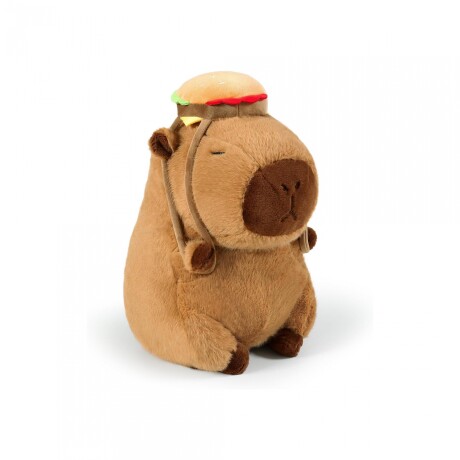 Capibara con Mochila Chico Hamburguesa