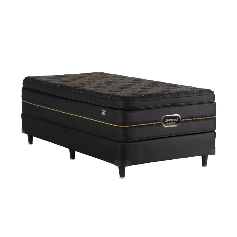 Sommier Simmons Beautyrest Black Soft 1.00 x 2.00 1 Plaza Especial