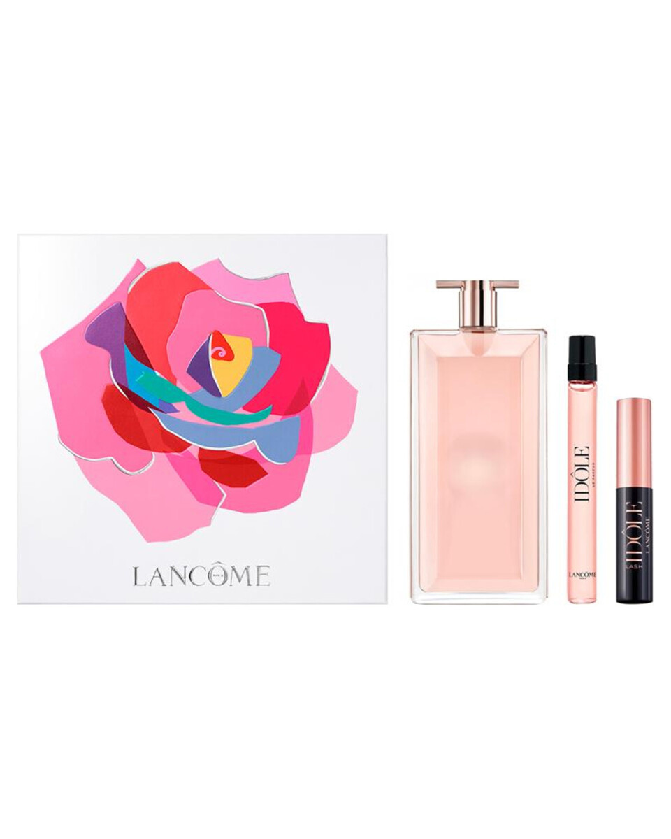 Set Perfume Lancome Idole EDP 50ml + Travel Spray 10ml + Máscara Pestañas 