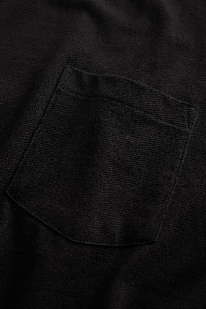 Remera Con Bolsillo Soft Hombre Black 22