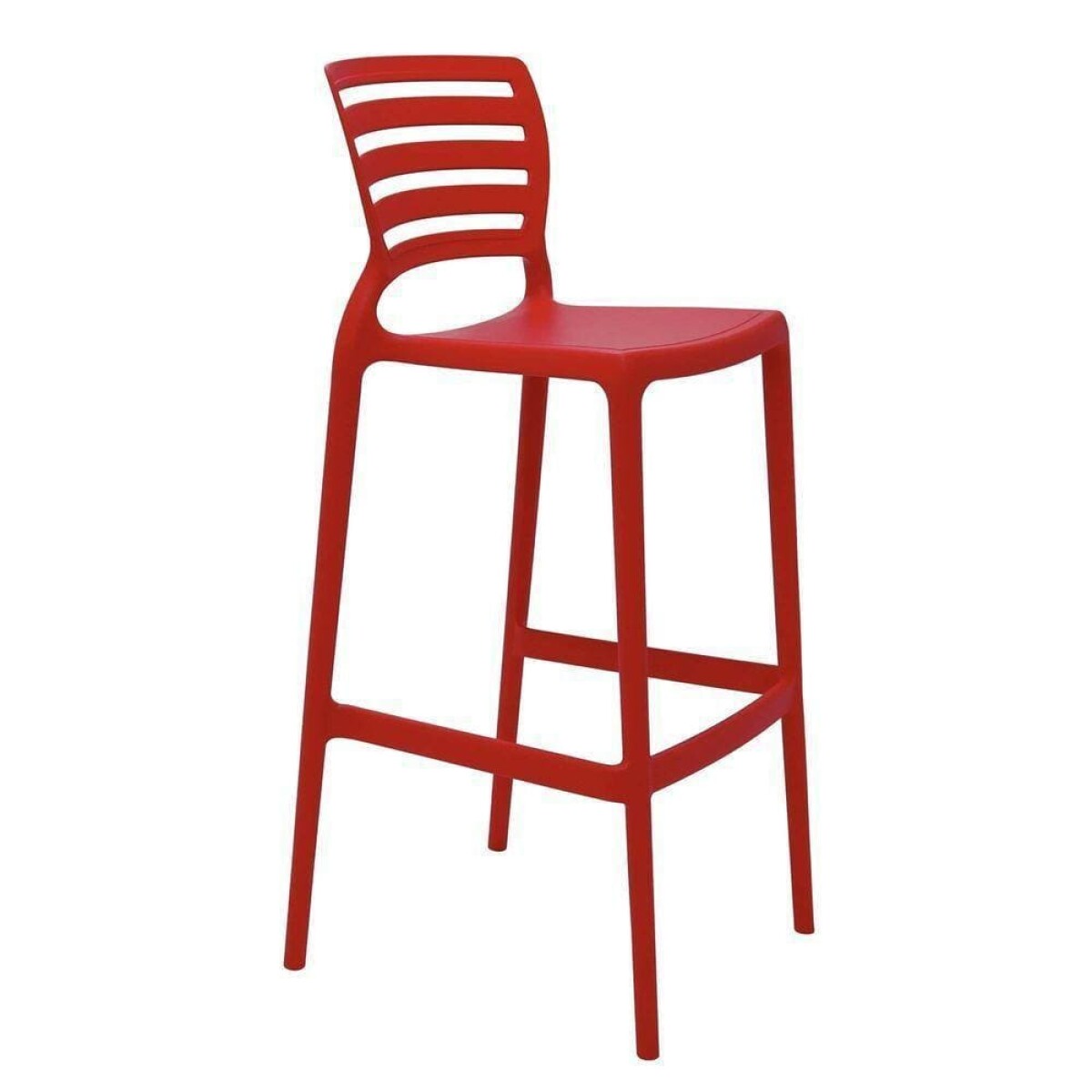 Silla Sofia alta para barra - Color Rojo - 92137/040 