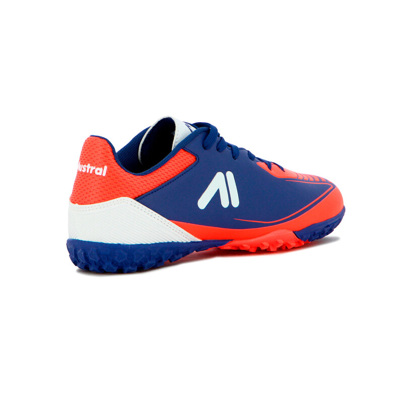 Calzado Austral Soccer - Blast Ft / Teen Azul-naranja