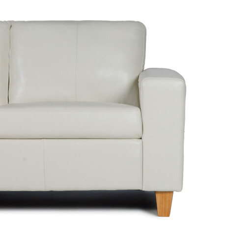 Rinconera Royale - Cuero Básico - Chaise Izquierdo 509 (Off White)