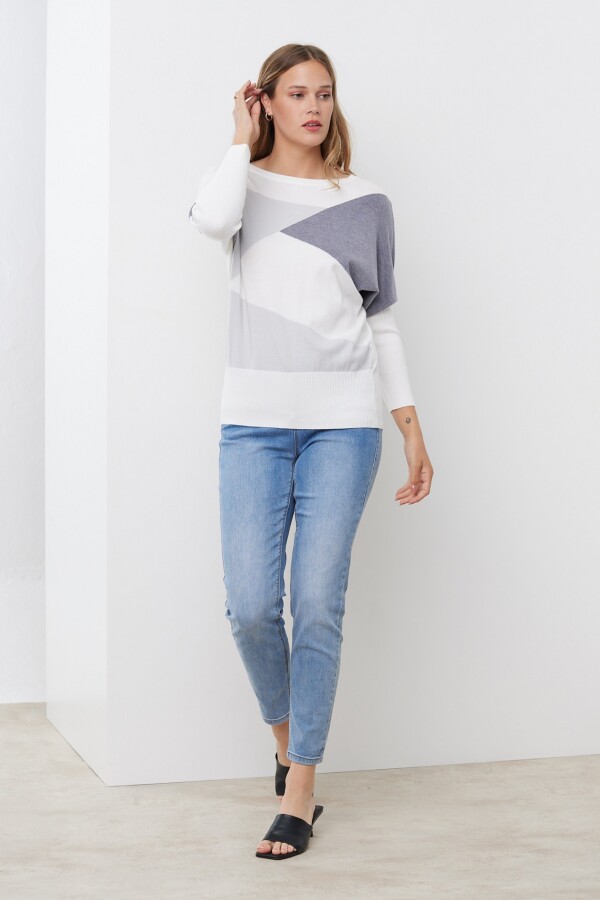 Buzo Colorblock GRIS/MULTI