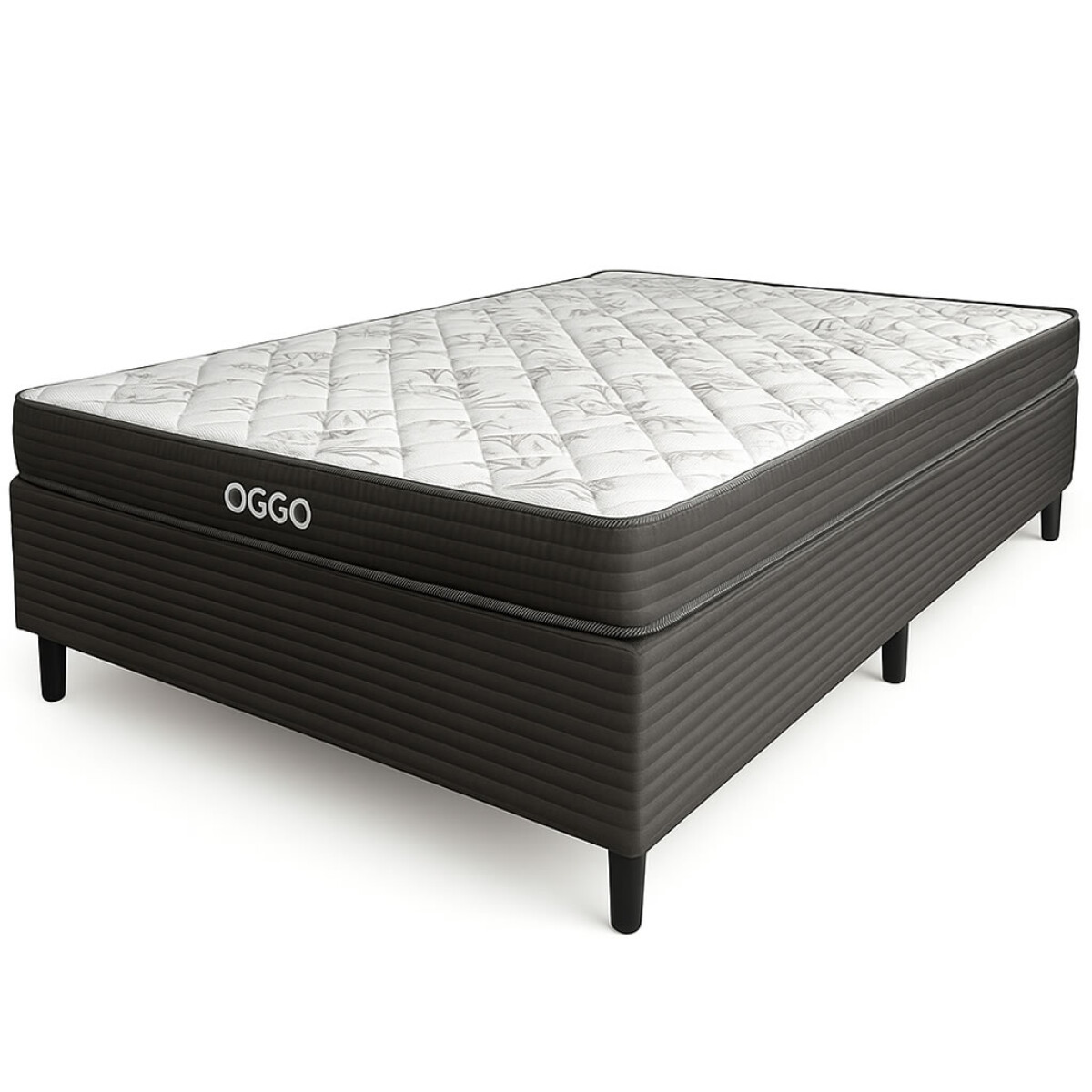 Sommier SUPER MEGA 110 – 1 Plaza y Media – Reversible con Refuerzo Grauniert® 