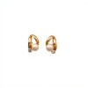 Caravanas Perlas Vintage - Oro bajo - Perla española y Zirconia- CA8270 conperla