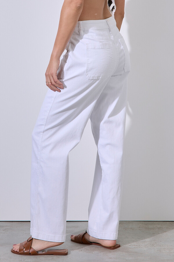 Jean High Rise BLANCO