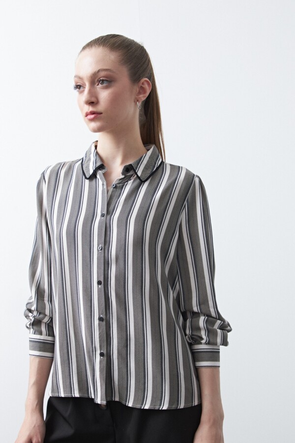 CAMISA RIZE Negro/Blanco