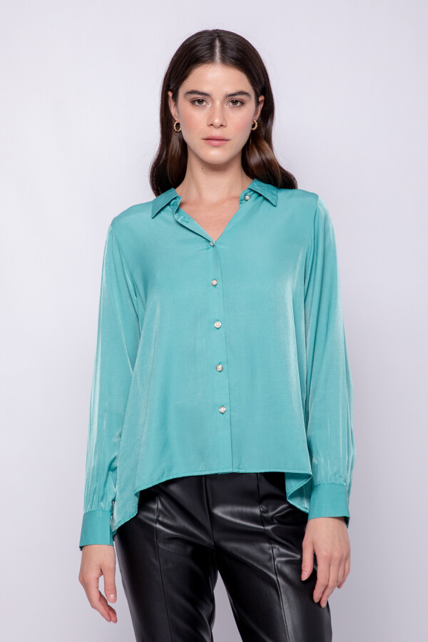 CAMISA GRETA Verde Grecia